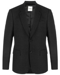 Мужской темно-серый шерстяной пиджак от Sandro