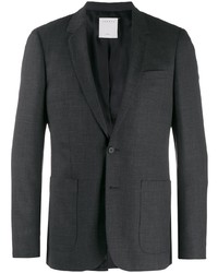 Мужской темно-серый шерстяной пиджак от Sandro Paris