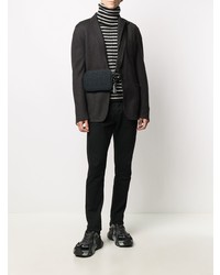 Мужской темно-серый шерстяной пиджак от Dolce & Gabbana