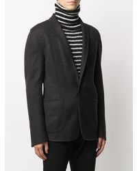 Мужской темно-серый шерстяной пиджак от Dolce & Gabbana