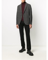 Мужской темно-серый шерстяной пиджак от Circolo 1901