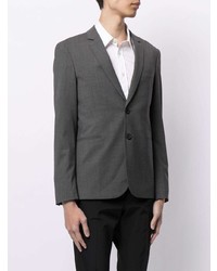 Мужской темно-серый шерстяной пиджак от PS Paul Smith