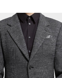 Мужской темно-серый шерстяной пиджак от Dolce & Gabbana