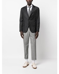 Мужской темно-серый шерстяной пиджак от Brunello Cucinelli