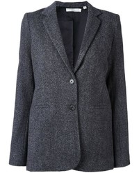 Женский темно-серый шерстяной пиджак от Vince