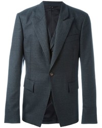 Мужской темно-серый шерстяной пиджак от Vivienne Westwood