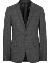 Мужской темно-серый шерстяной пиджак от Wooyoungmi