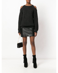 Женский темно-серый шерстяной свитер от IRO