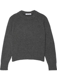 Женский темно-серый шерстяной свитер от Elizabeth and James