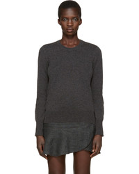Женский темно-серый шерстяной свитер от Etoile Isabel Marant