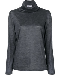 Женский темно-серый шерстяной свитер от Fabiana Filippi
