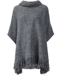 Женский темно-серый шерстяной свитер от Joie