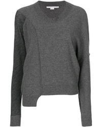 Женский темно-серый шерстяной свитер от Stella McCartney