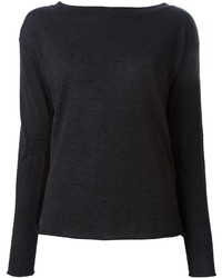 Женский темно-серый шерстяной свитер от Twin-Set