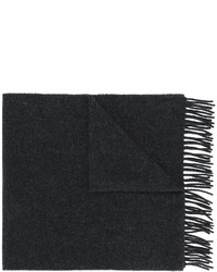 Мужской темно-серый шерстяной шарф от A.P.C.