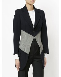 Женское темно-сине-белое пальто от Comme Des Garçons Vintage
