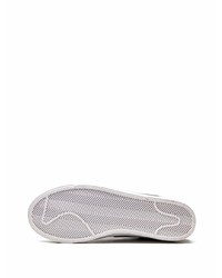 Мужские темно-сине-белые замшевые низкие кеды от Nike