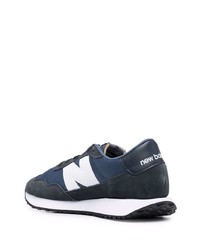 Мужские темно-сине-белые кроссовки от New Balance