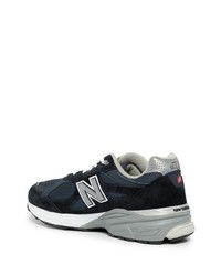 Мужские темно-сине-белые кроссовки от New Balance