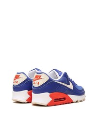 Мужские темно-сине-белые кроссовки от Nike