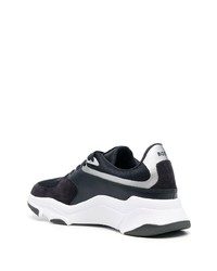 Мужские темно-сине-белые кроссовки от BOSS