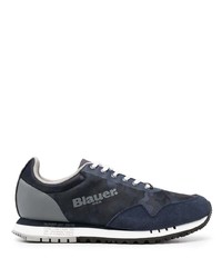 Мужские темно-сине-белые кроссовки от Blauer