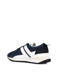 Мужские темно-сине-белые кроссовки от Lanvin