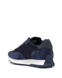 Мужские темно-сине-белые кроссовки от Mallet