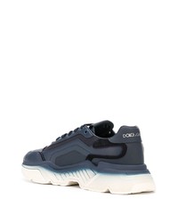 Мужские темно-сине-белые кроссовки от Dolce & Gabbana