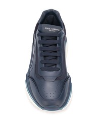 Мужские темно-сине-белые кроссовки от Dolce & Gabbana