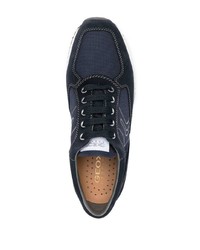 Мужские темно-сине-белые кроссовки от Geox