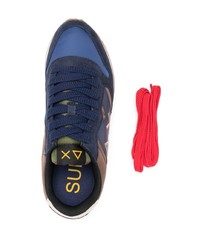 Мужские темно-сине-белые кроссовки от Sun 68