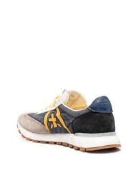 Мужские темно-сине-белые кроссовки от Premiata