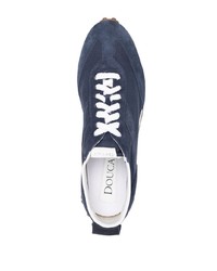 Мужские темно-сине-белые кроссовки от Doucal's