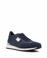 Мужские темно-сине-белые кроссовки от Philipp Plein