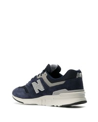 Мужские темно-сине-белые кроссовки от New Balance