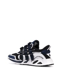 Мужские темно-сине-белые кроссовки от Adidas By White Mountaineering