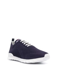 Мужские темно-сине-белые кроссовки от Kiton