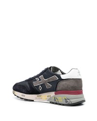 Мужские темно-сине-белые кроссовки от Premiata