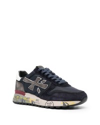 Мужские темно-сине-белые кроссовки от Premiata