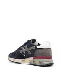 Мужские темно-сине-белые кроссовки от Premiata