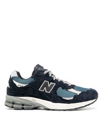 Мужские темно-сине-белые кроссовки от New Balance