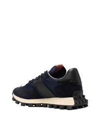 Мужские темно-сине-белые кроссовки от Tod's