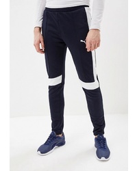 Мужские темно-сине-белые спортивные штаны от Puma