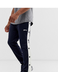 Мужские темно-сине-белые спортивные штаны от Slazenger