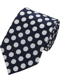 Темно-сине-белый галстук