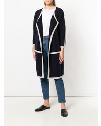 Женский темно-сине-белый открытый кардиган от N.Peal