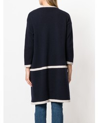 Женский темно-сине-белый открытый кардиган от N.Peal