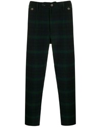Темно-сине-зеленые брюки чинос в шотландскую клетку от Woolrich