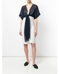 Темно-синее болеро от D-Exterior